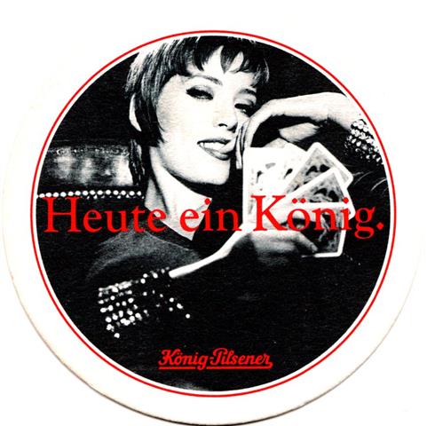 duisburg du-nw könig heute es 7a (rund215-frau mit spielkarten-schwarzrot)